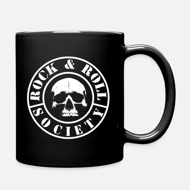 Rock And Roll - Full Colour Mug - black