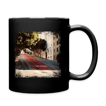 San Francisco - Tasse einfarbig - Schwarz - Rechts
