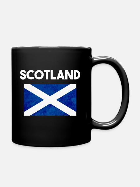 Schottland - Tasse einfarbig - Schwarz