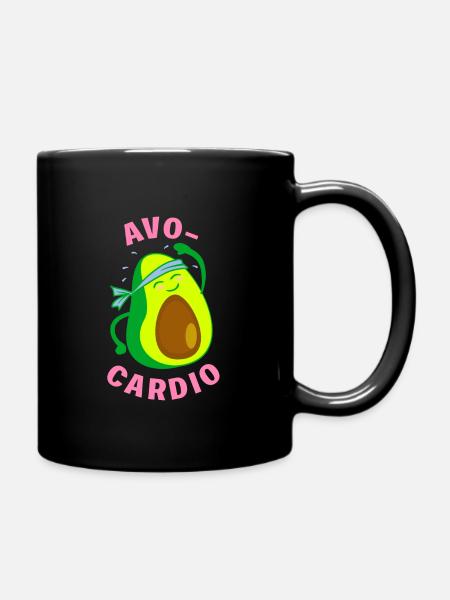 Avo Cardio - Tasse einfarbig - Schwarz