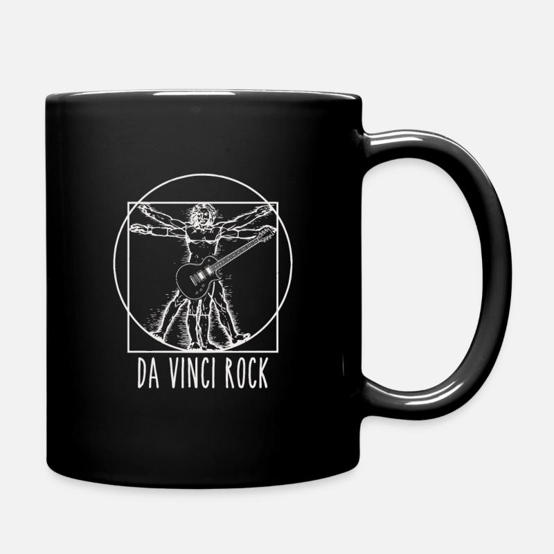 Da Vinci rockt - Tasse einfarbig - Schwarz