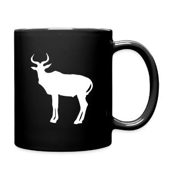 antilope - Mug uni - noir - Droite