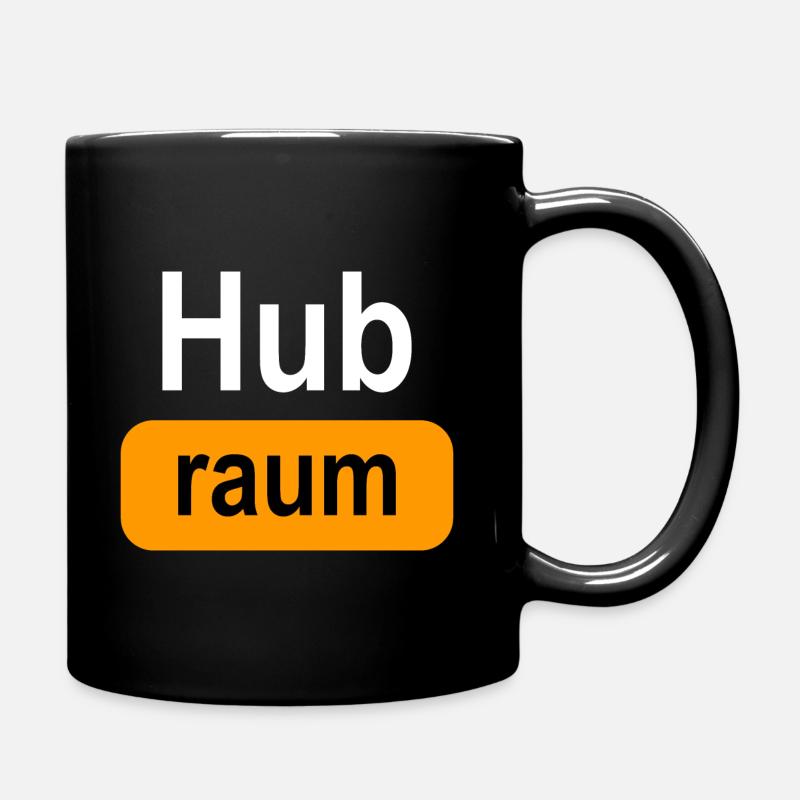 Hubraum Logo - Tasse einfarbig - Schwarz