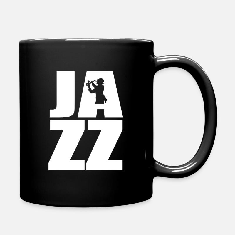 jazz - Full Colour Mug - black