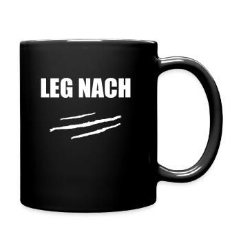 Kokain T-Shirt Geschenk - Tasse einfarbig - Schwarz - Rechts