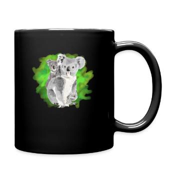 Koala bear - Full Colour Mug - black - Right