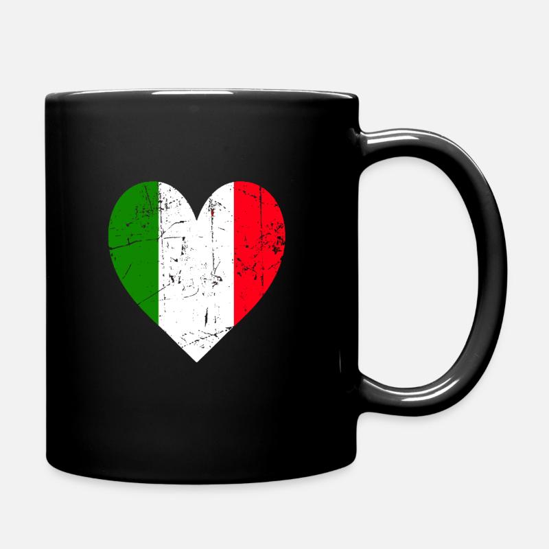italien - Tasse einfarbig - Schwarz