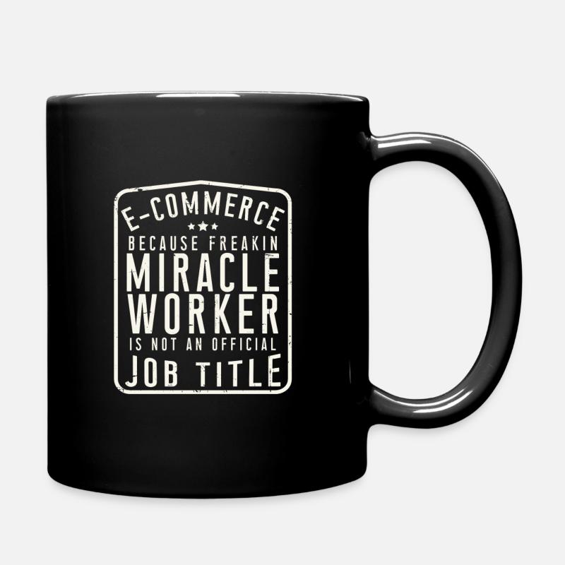 E-Commerce - Tasse einfarbig - Schwarz