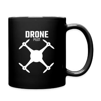 Drone pilote drone passe-temps - Mug uni - noir - Droite
