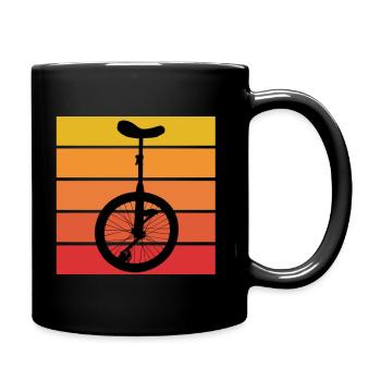 unicycle - Full Colour Mug - black - Right