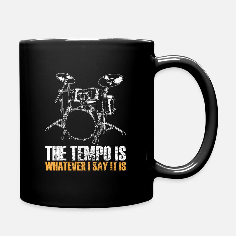 drummer - Full Colour Mug - black