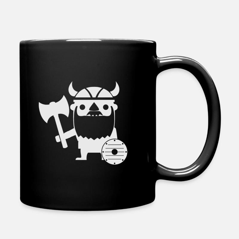 Viking Vikings - Full Colour Mug - black
