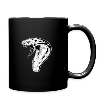 Snake - Full Colour Mug - black - Right