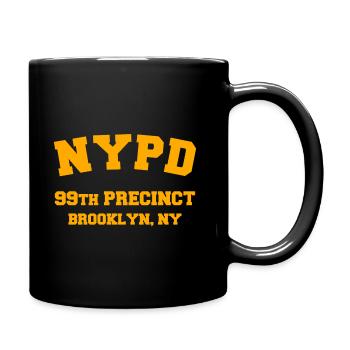 Nypd Brooklyn nine nine B99 - Tasse einfarbig - Schwarz - Rechts