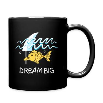 Dream Bigger - Full Colour Mug - black - Right