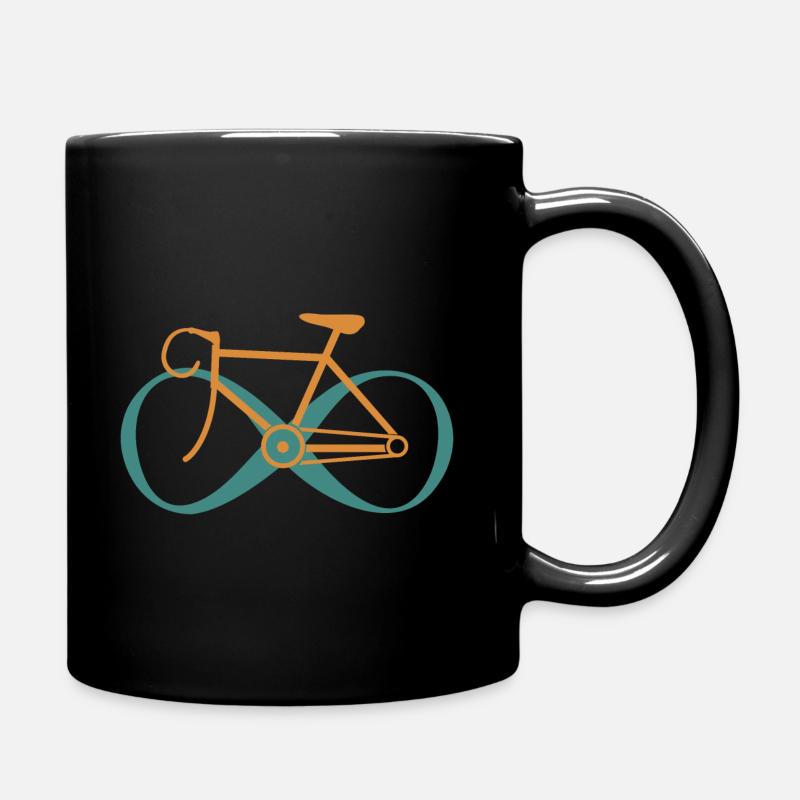 Infinite Cycling - Tasse einfarbig - Schwarz