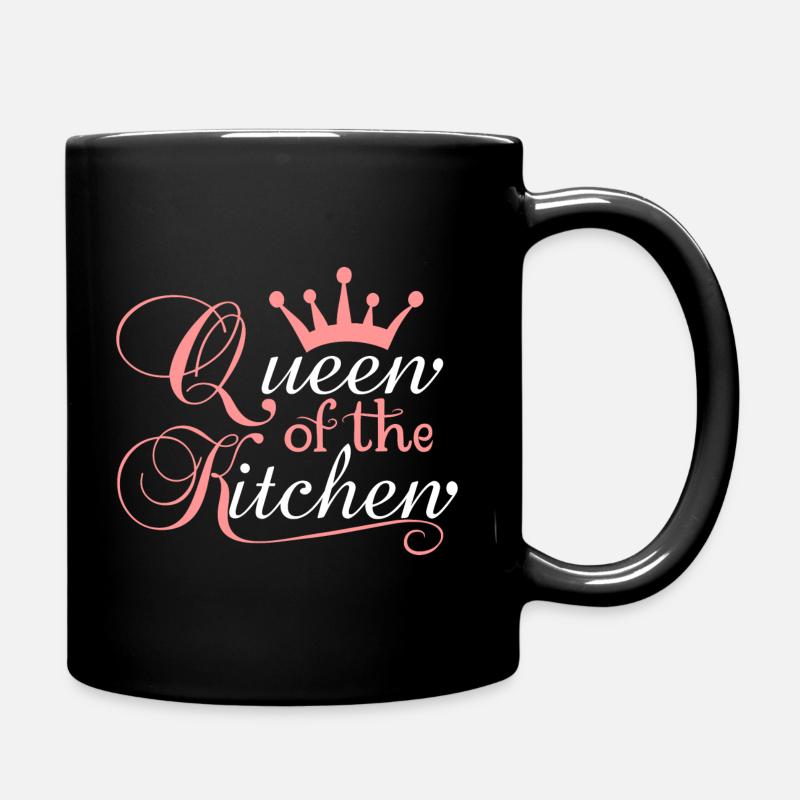 Reine de la cuisine - Mug uni - noir