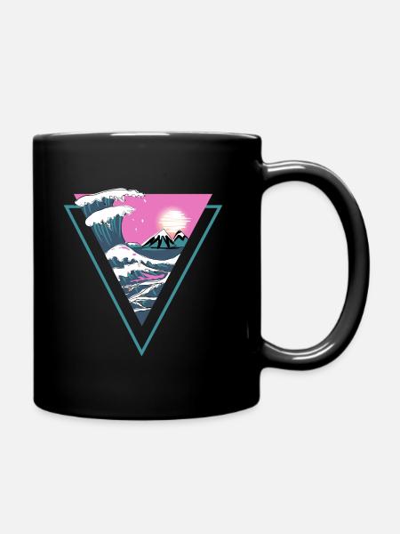 Vagues - Mug uni - noir