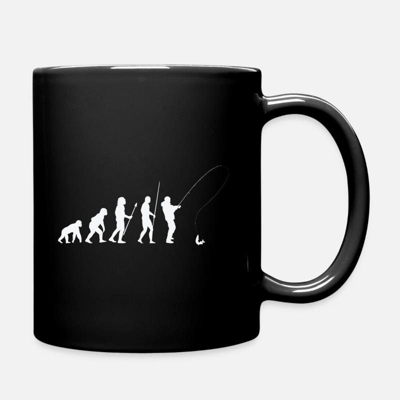 Pêcheur pêcheur évolution de la pêche - Mug uni - noir
