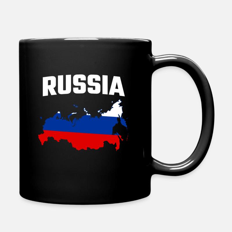 RUSSIA - Tasse einfarbig - Schwarz