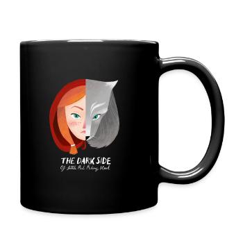 LE CÔTÉ NOIR du petit chaperon rouge - Mug uni - noir - Droite