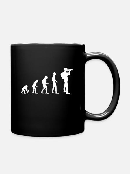 Fotograf Fotografie Evolution - Tasse einfarbig - Schwarz