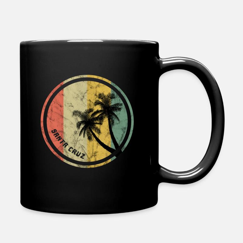 Santa Cruz rétro - Mug uni - noir