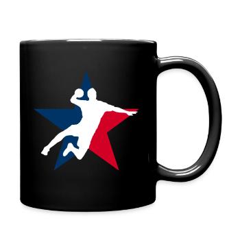 Ligue de handball - Mug uni - noir - Droite