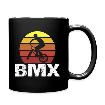 BMX Outfit Vintage Retro Hobby Sport Fun Shirt - Mug uni - noir - Droite