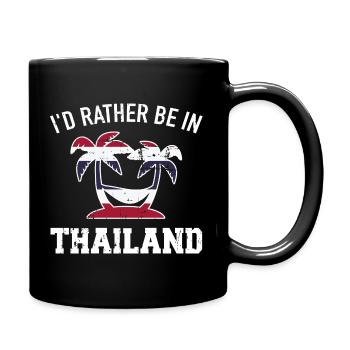 Thailand - Tasse einfarbig - Schwarz - Rechts