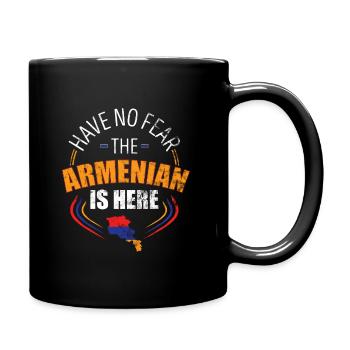 Keine Angst Der Armenier Ist Hier - Tasse einfarbig - Schwarz - Rechts
