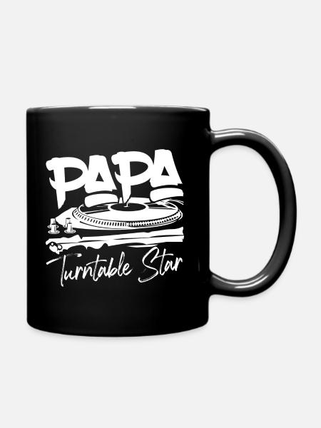 Papa DJ - Mug uni - noir