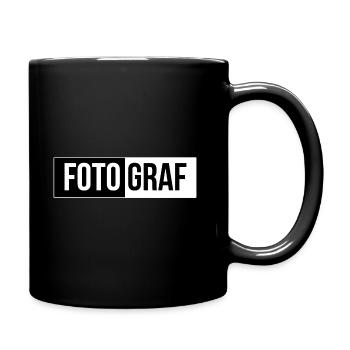 photographer - Full Colour Mug - black - Right