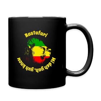 reggae - Full Colour Mug - black - Right