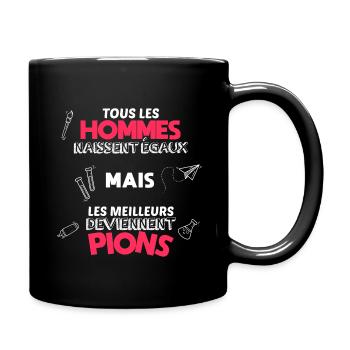 Pion surveillant collège lycée cadeau humour - Mug uni - noir - Droite