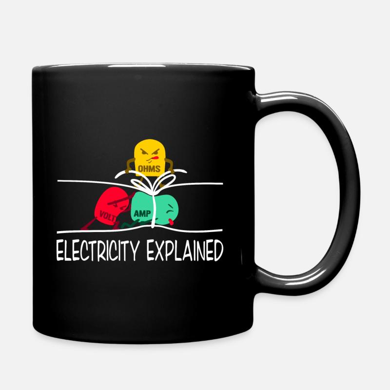 Electricity - Full Colour Mug - black