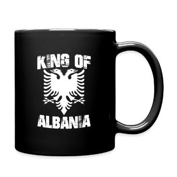 Albanien - Tasse einfarbig - Schwarz - Rechts