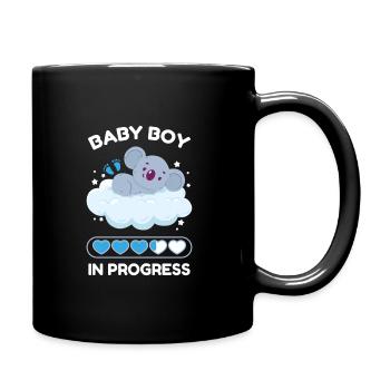 Koala bébé garçon naissance garçon grossesse - Mug uni - noir - Droite