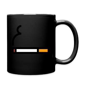 Cigarette - Mug uni - noir - Droite