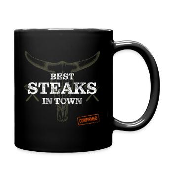 Barbecue Best Steak à Town - Mug uni - noir - Droite