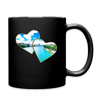 Basel - Tasse einfarbig - Schwarz - Rechts