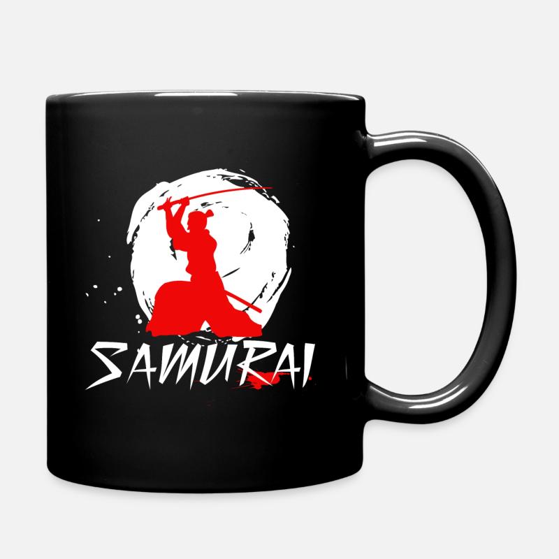 Samurai Sword Swing - Tasse einfarbig - Schwarz
