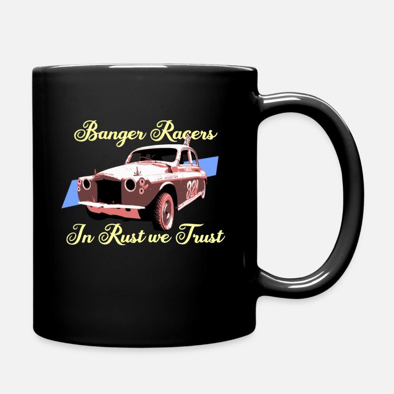 Banger Racers - In Rust We Trust - Full Colour Mug - black