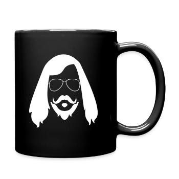 Hippie-Stil - Tasse einfarbig - Schwarz - Rechts