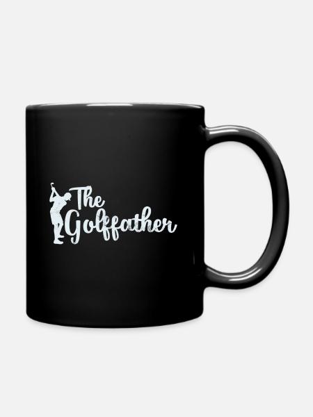 Lustiges Golfer Geschenk - Tasse einfarbig - Schwarz
