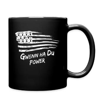 Gwenn ha Du Power - Mug uni - noir - Droite