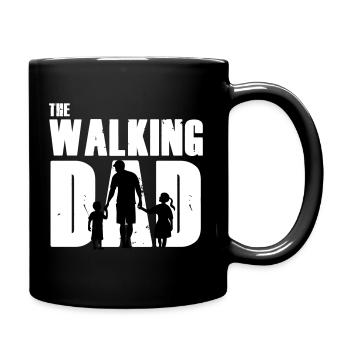 walking dad - Full Colour Mug - black - Right
