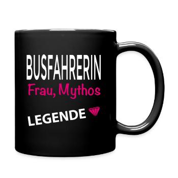 BUSFAHRERIN LEGENDE - Tasse einfarbig - Schwarz - Rechts