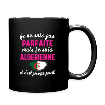 Je ne suis pas parfaite mais je suis Algerienne - Mug uni - noir - Droite