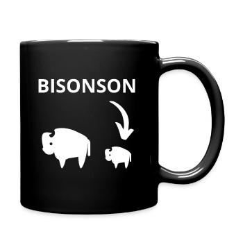 Bison son - Full Colour Mug - black - Right